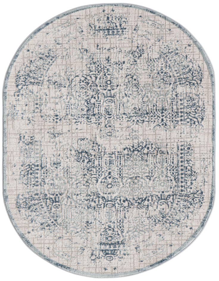 Detail image of 4' x 6' Chesterfield Oval Rug