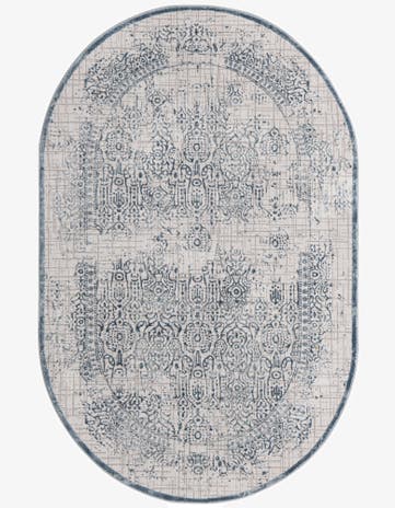 5' 3 x 8' Chesterfield Oval Rug