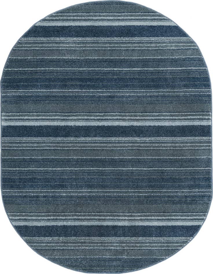 Detail image of 5' 3 x 8' Gemstone Oval Rug