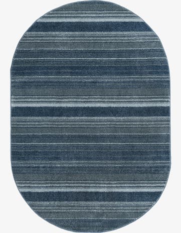 5' 3 x 8' Gemstone Oval Rug