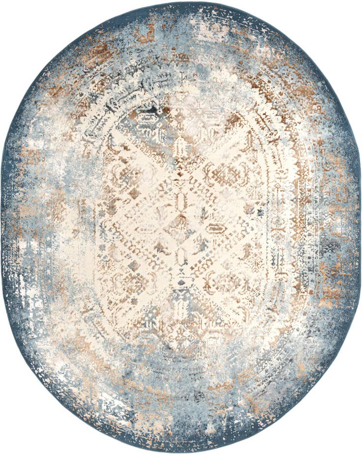Detailfoto van 240cm x 305cm Highbury Ovaal Vloerkleed