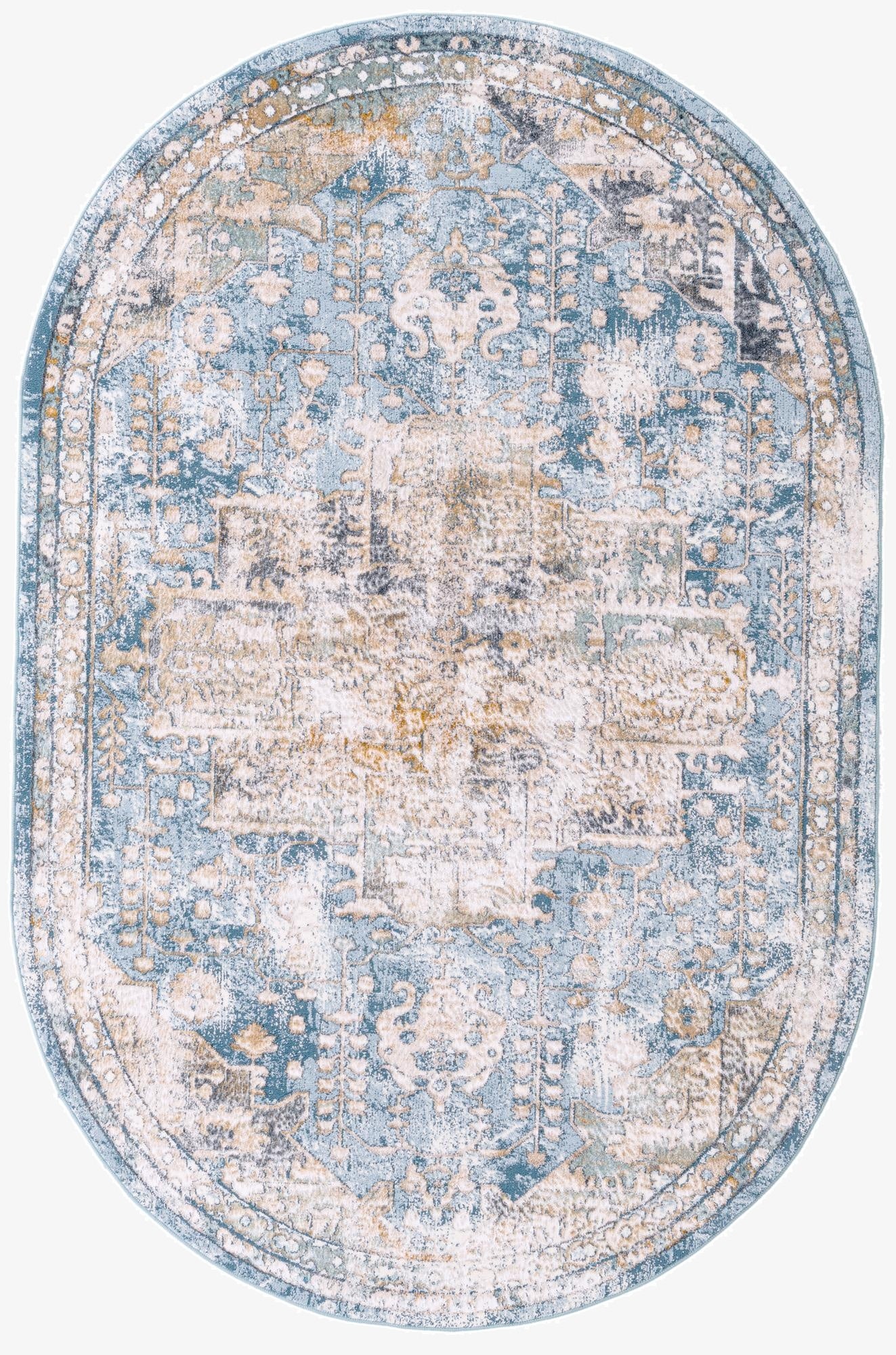 5' 3 x 8' Highbury Oval Rug