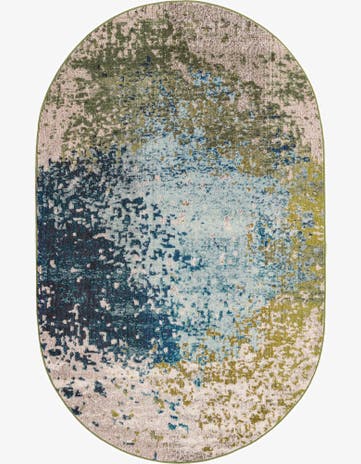 5' x 8' Washable Hyacinth Oval Rug