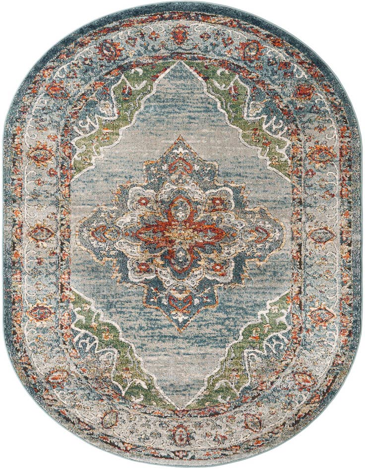 Detail image of 5' x 8' Isabella Oval Rug