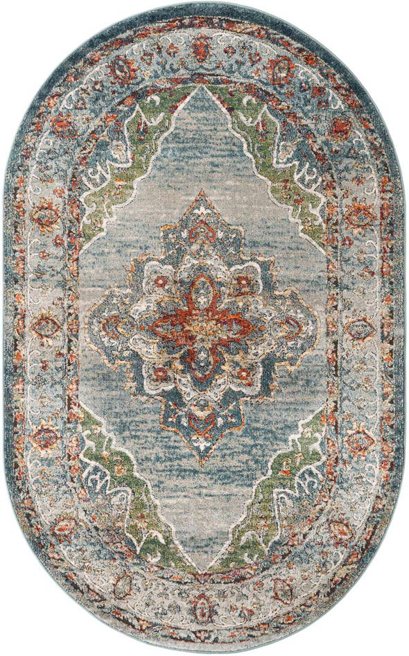 Detail image of 5' x 8' Isabella Oval Rug