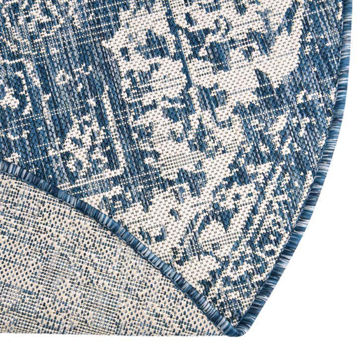 5' 3 x 8' Easy-Clean Jill Zarin Dubai Indoor / Outdoor Oval Rug
