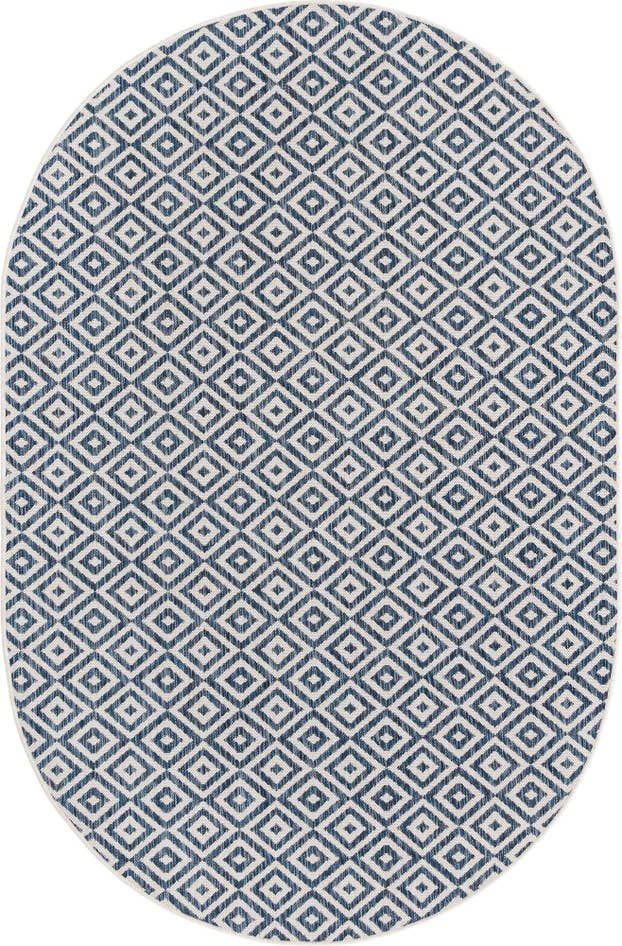 Detail image of 5' 3 x 8' Easy-Clean Jill Zarin Costa Rica Indoor / Outdoor Oval Rug