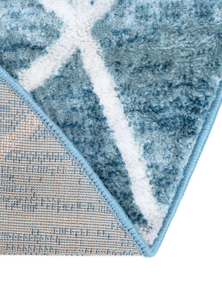 5' 3 x 8' Lattice Trellis Oval Rug