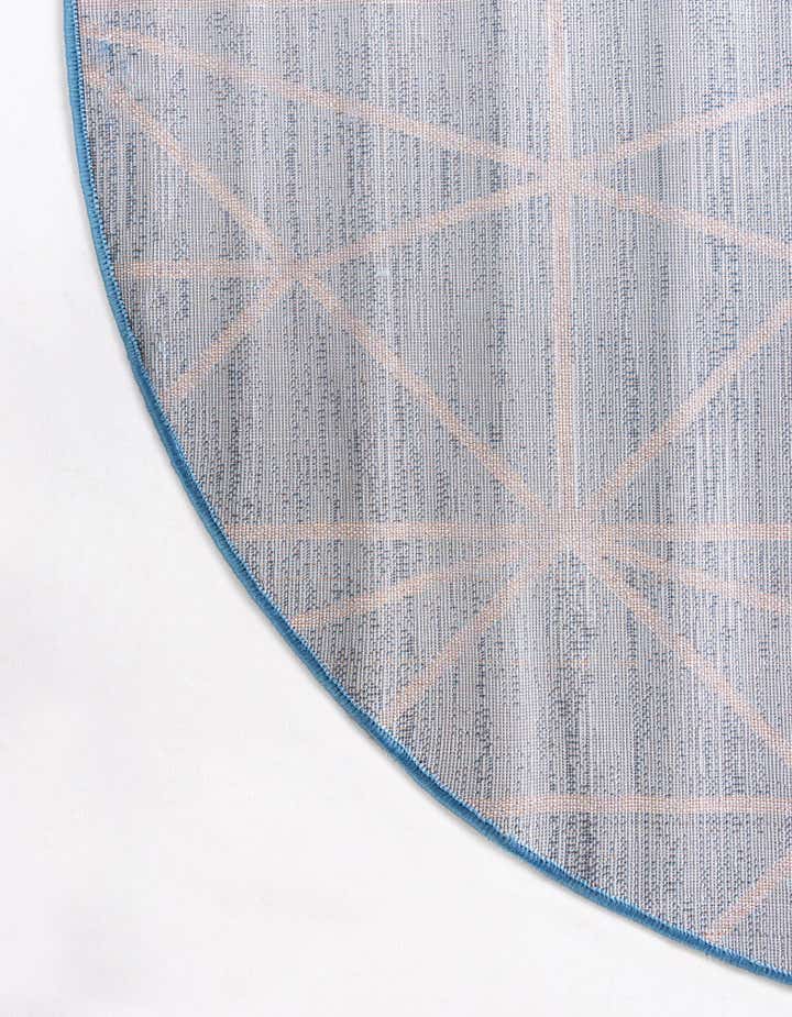 5' 3 x 8' Lattice Trellis Oval Rug
