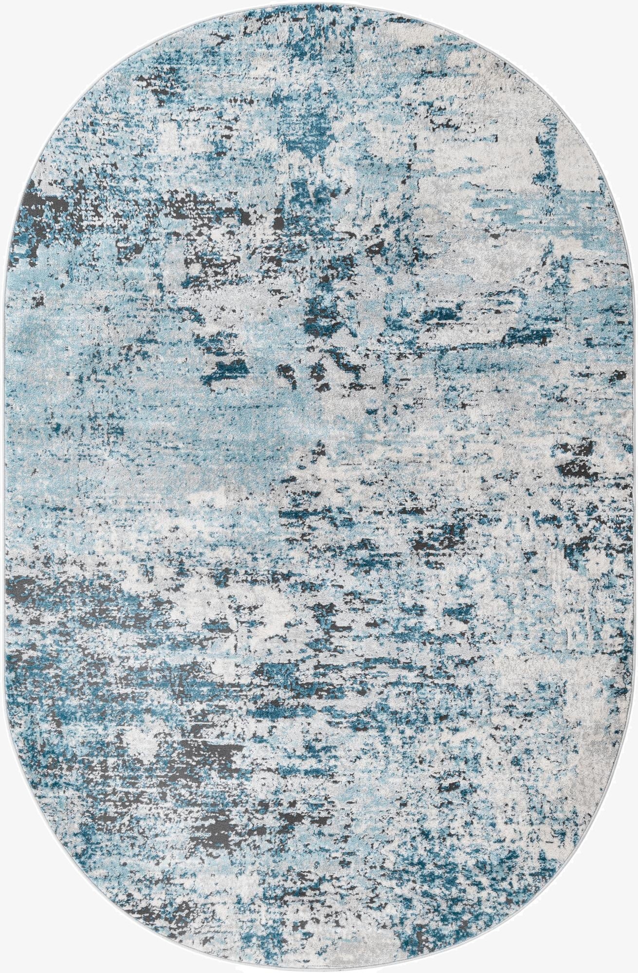 5' 3 x 8' Leipzig Oval Rug