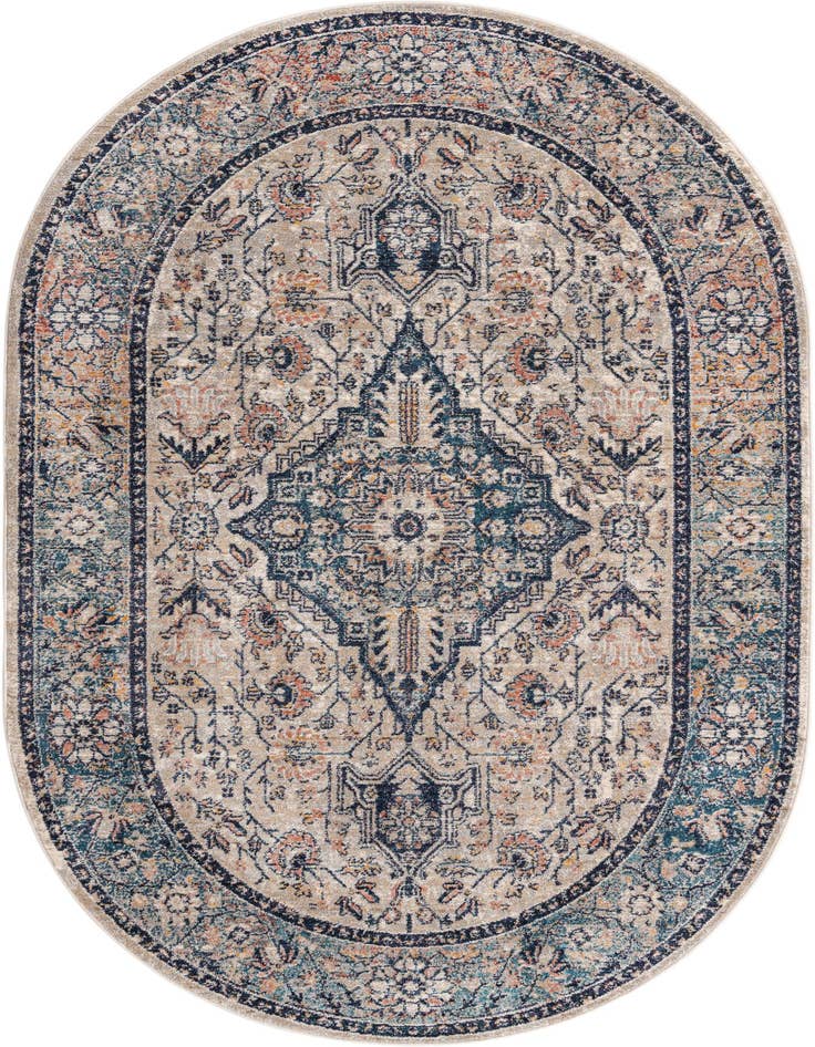 Detail image of 5' 3 x 8' Lola Oval Rug