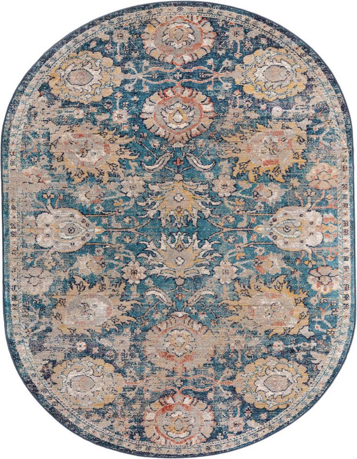 Detail image of 5' 3 x 8' Lola Oval Rug