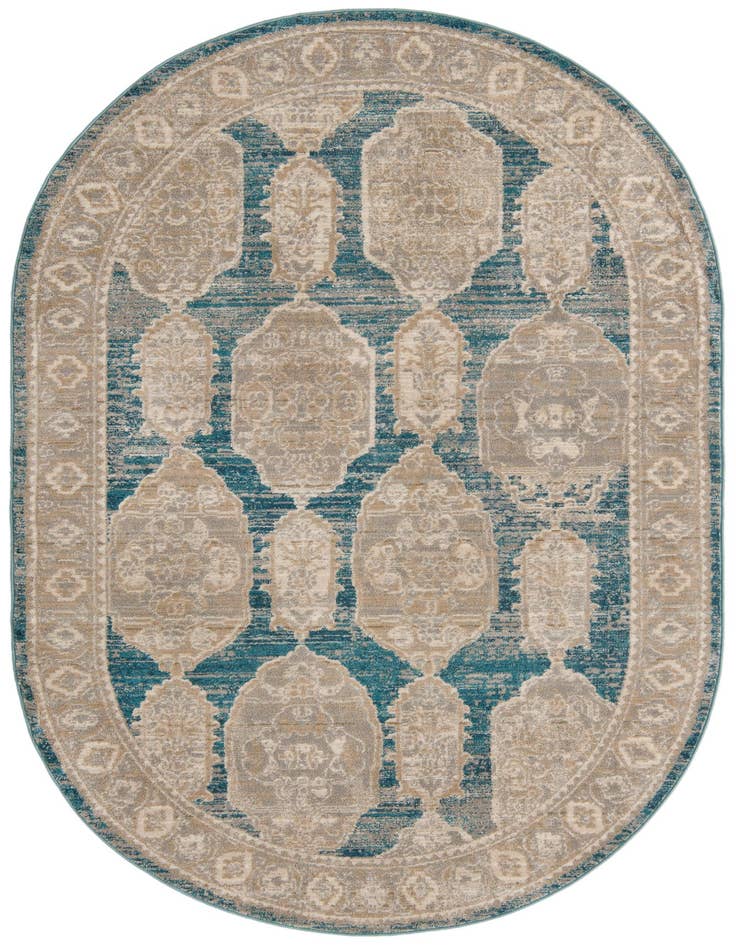 Detail image of 5' 3 x 8' Lola Oval Rug