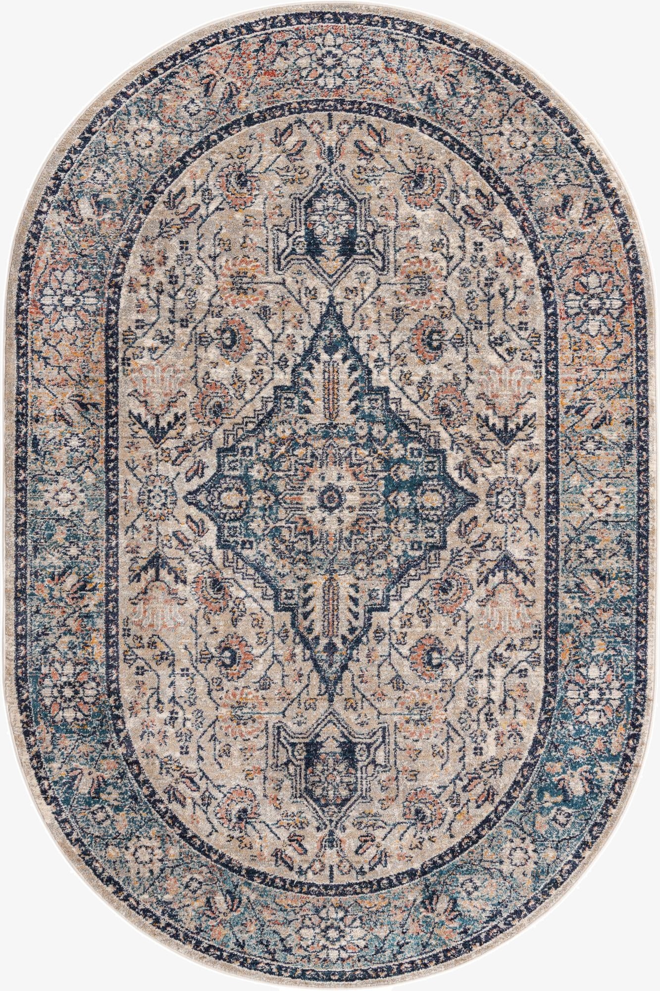 5' 3 x 8' Lola Oval Rug