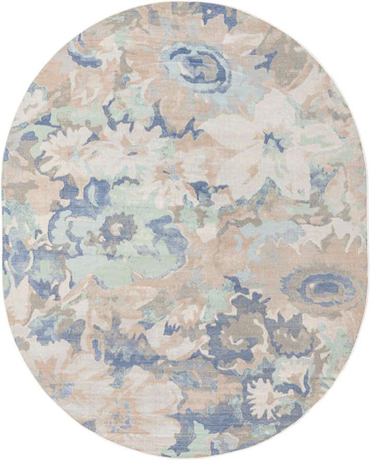 8' x 10' Lotus Oval Rug