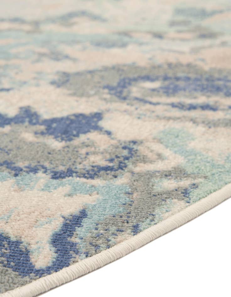 Detail image of 8' x 10' Lotus Oval Rug