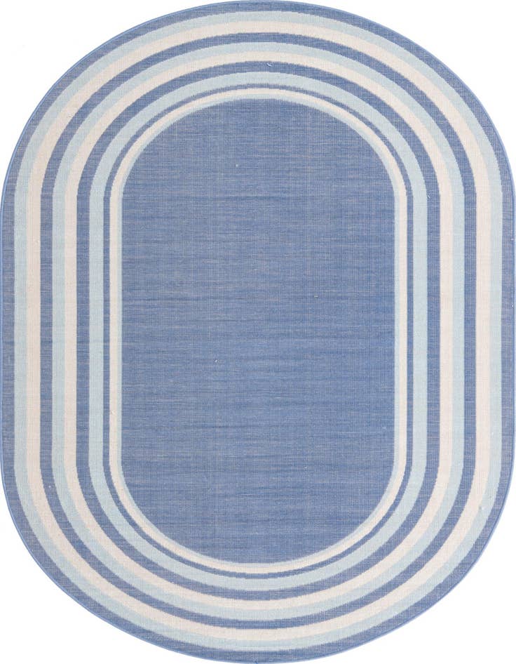 Detail image of 5' x 8' Lotus Oval Rug
