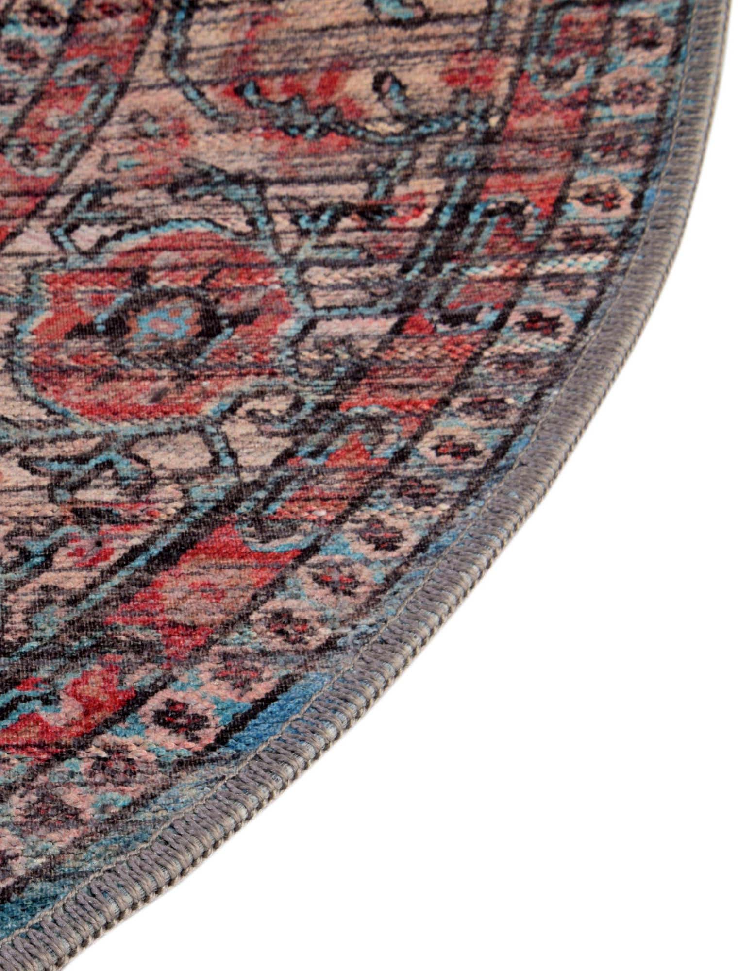 Detail image of 160cm x 245cm  Washable Maahru Oval Rug