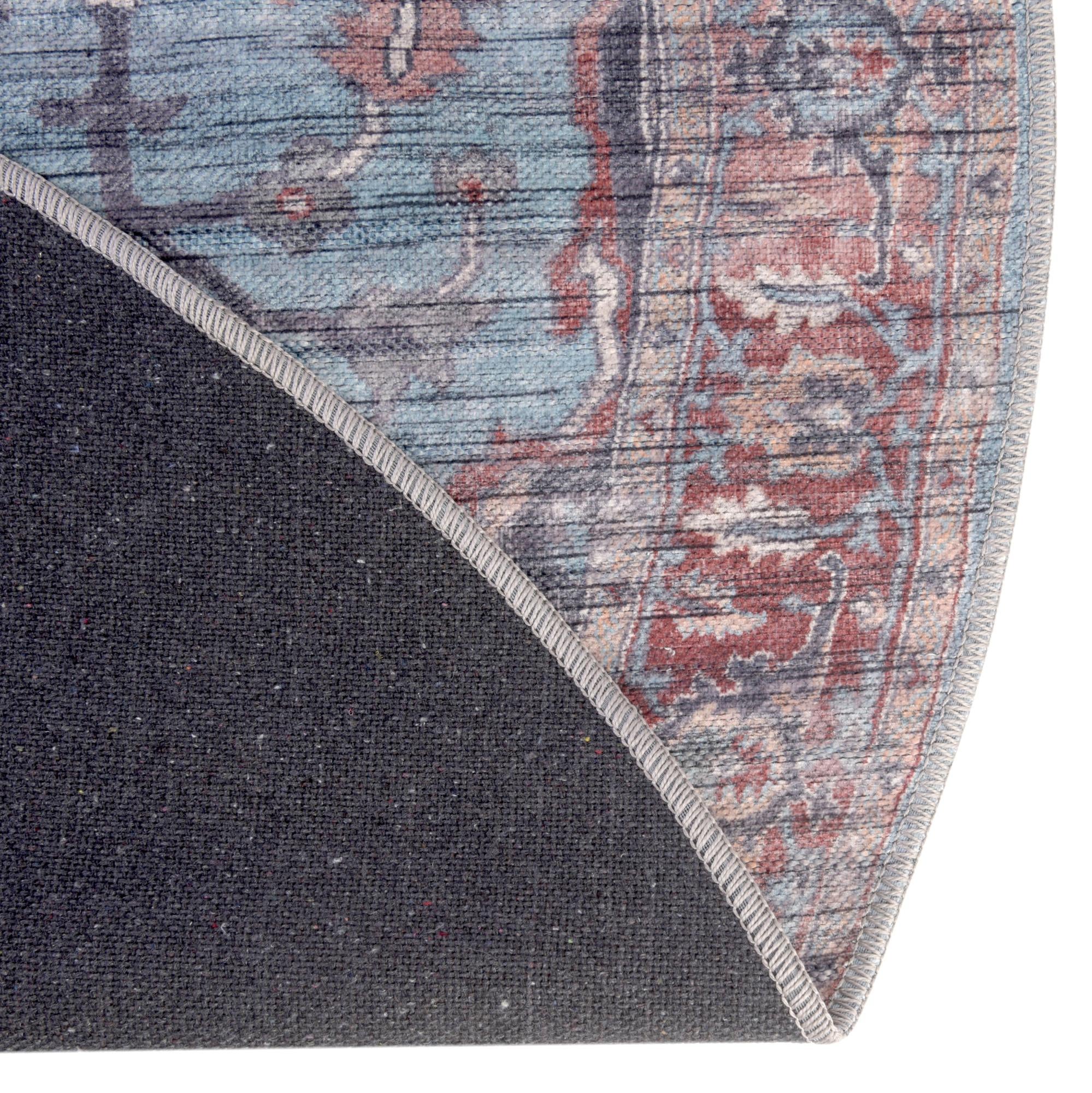 5' 3 x 8' Washable Maahru Oval Rug