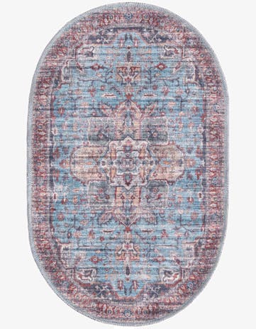 2' x 3' Washable Maahru Oval Rug