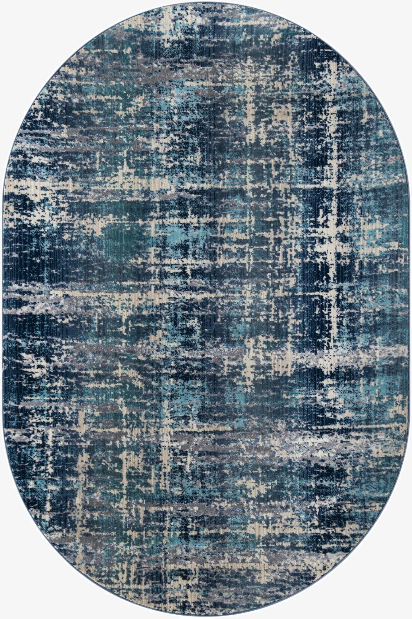 3' 7 x 5' 3 Malibu Oval Rug