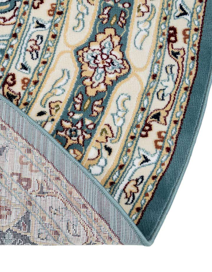 7' 10 x 10' Nain Design Oval Rug