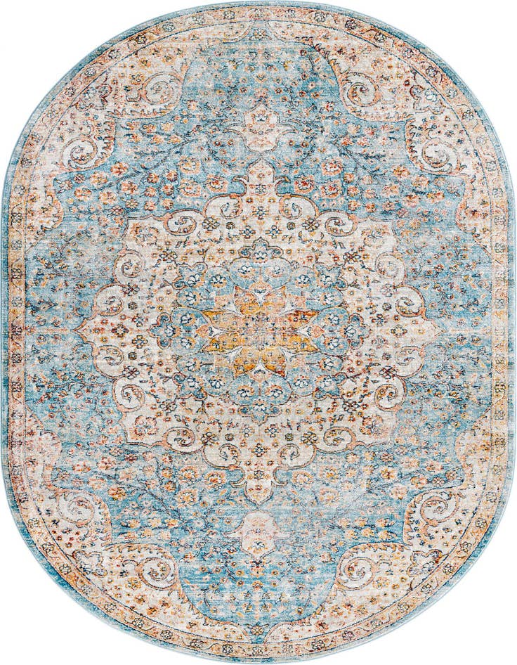 Detail image of 5' 3 x 8' Newport Oval Rug