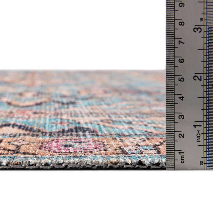 5' 3 x 8' Washable Nostalgia Oval Rug