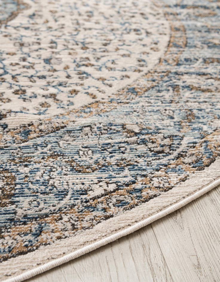 Detail image of 6' 1 x 9' Nyla Oval Rug