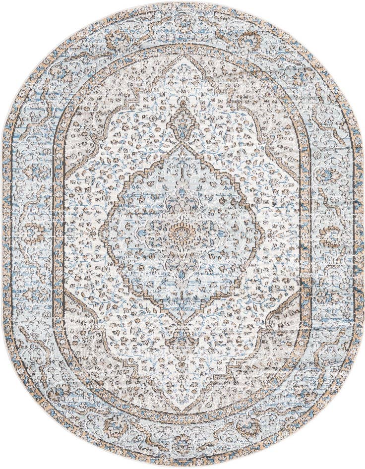 Detail image of 5' 3 x 8' Nyla Oval Rug