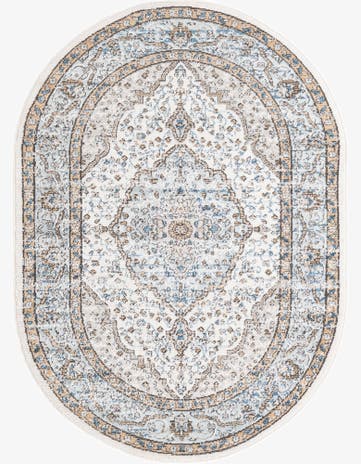 Blue Nyla Oval Rug