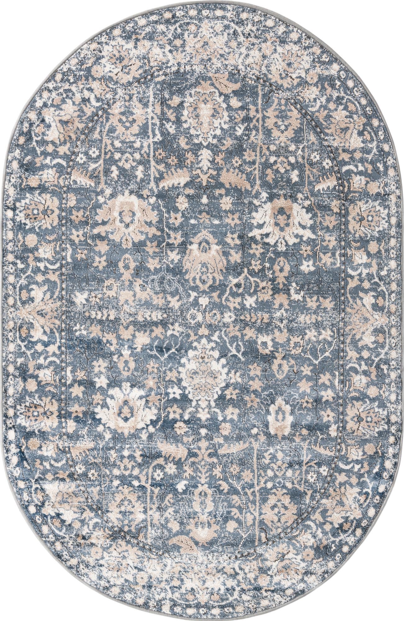 5' 3 x 8' Oregon Oval Rug