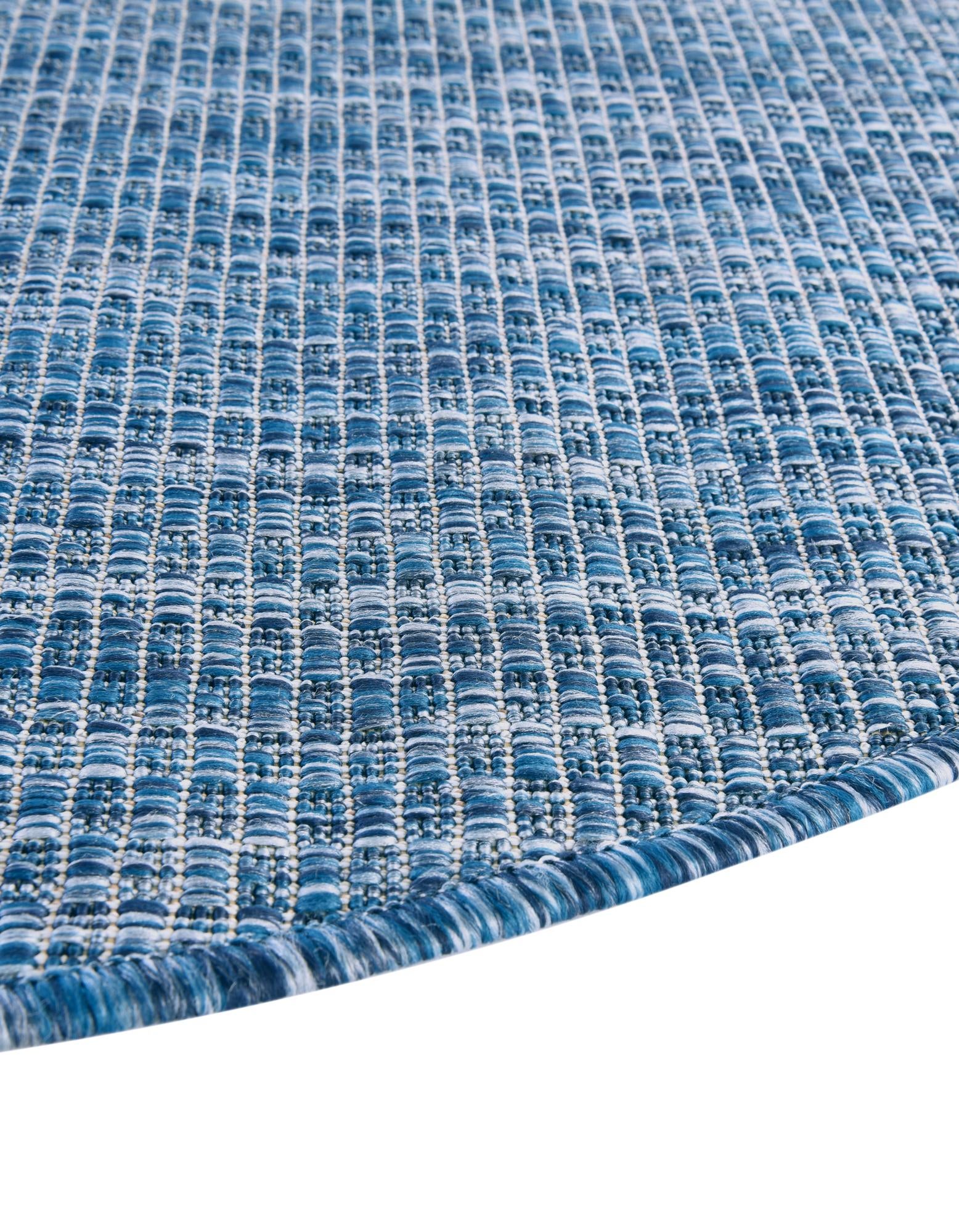 4' x 6' Easy-Clean Solid Indoor / Outdoor Oval Rug