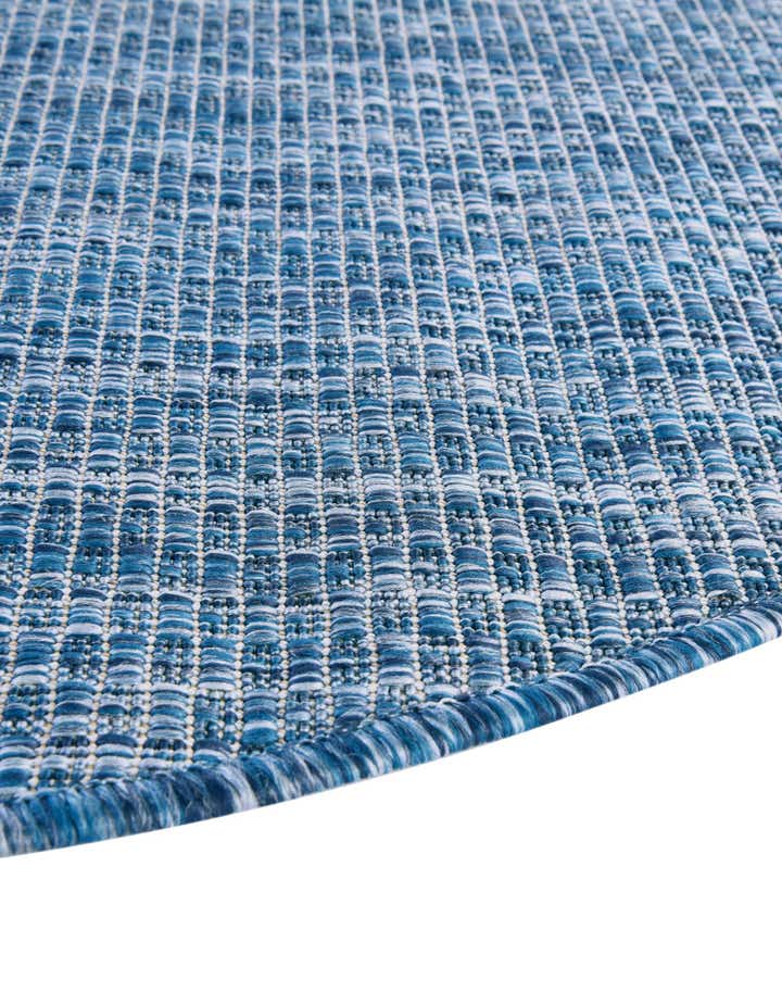 4' x 6' Easy-Clean Solid Indoor / Outdoor Oval Rug