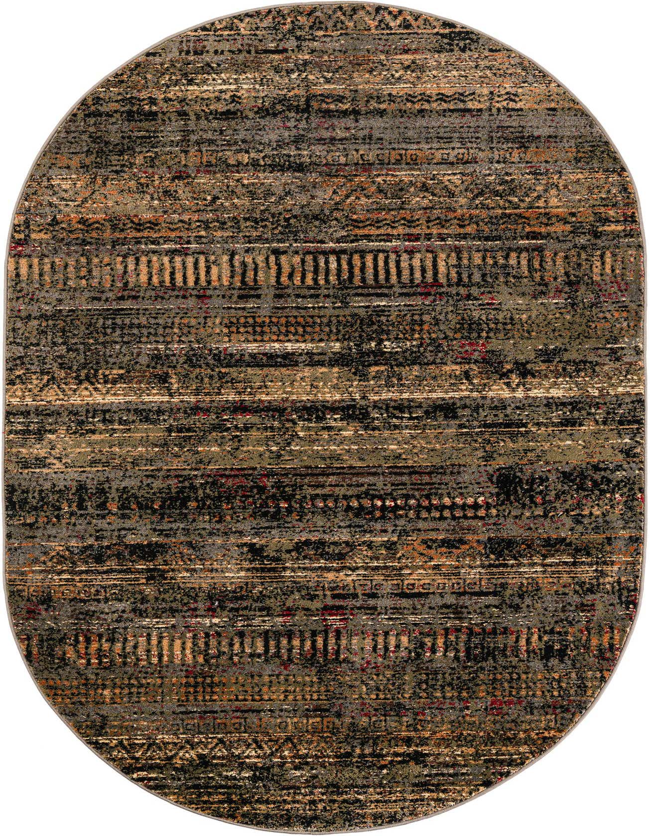 5' 3 x 8' Saturn Oval Rug