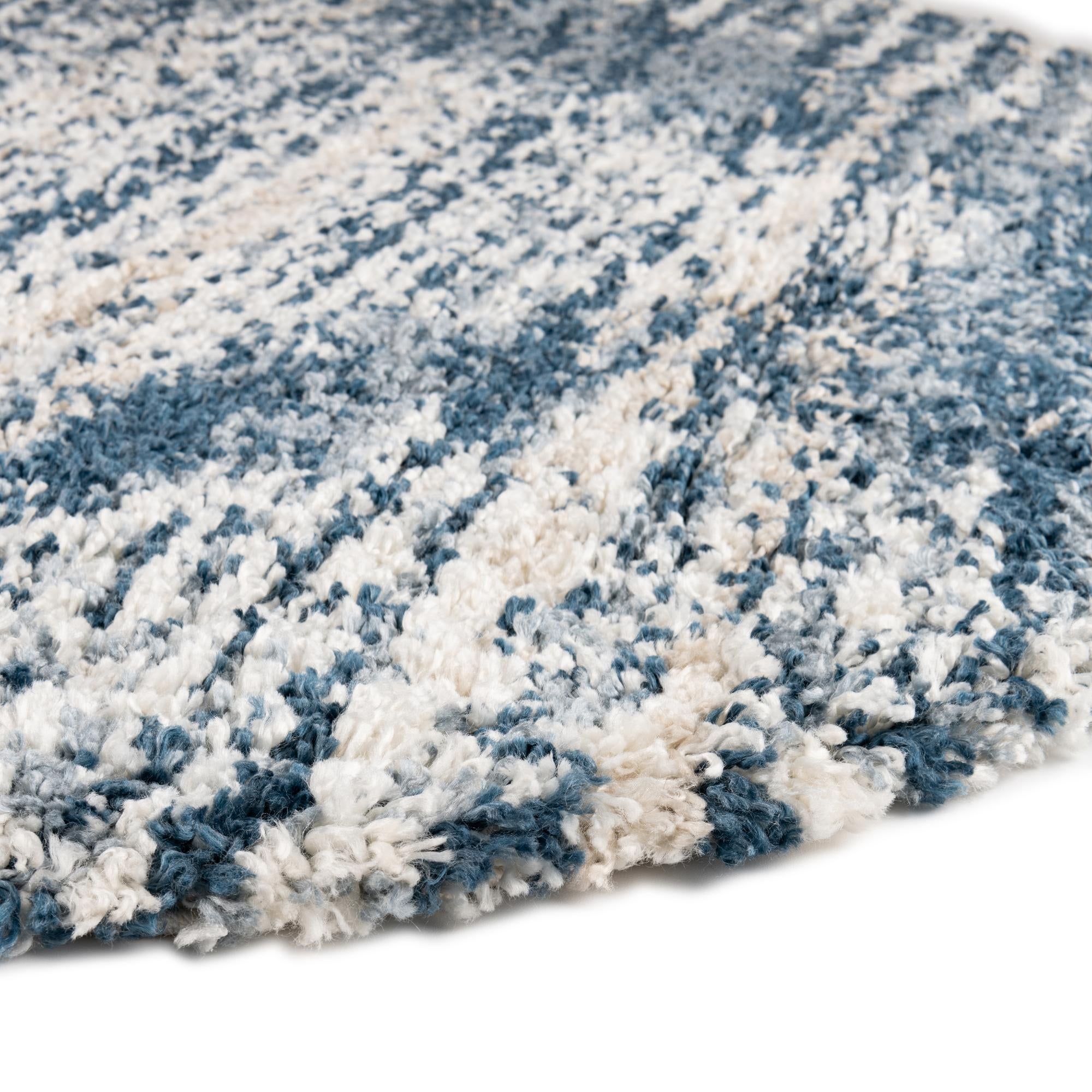 5' 3 x 8' Serenity Shag Oval Rug