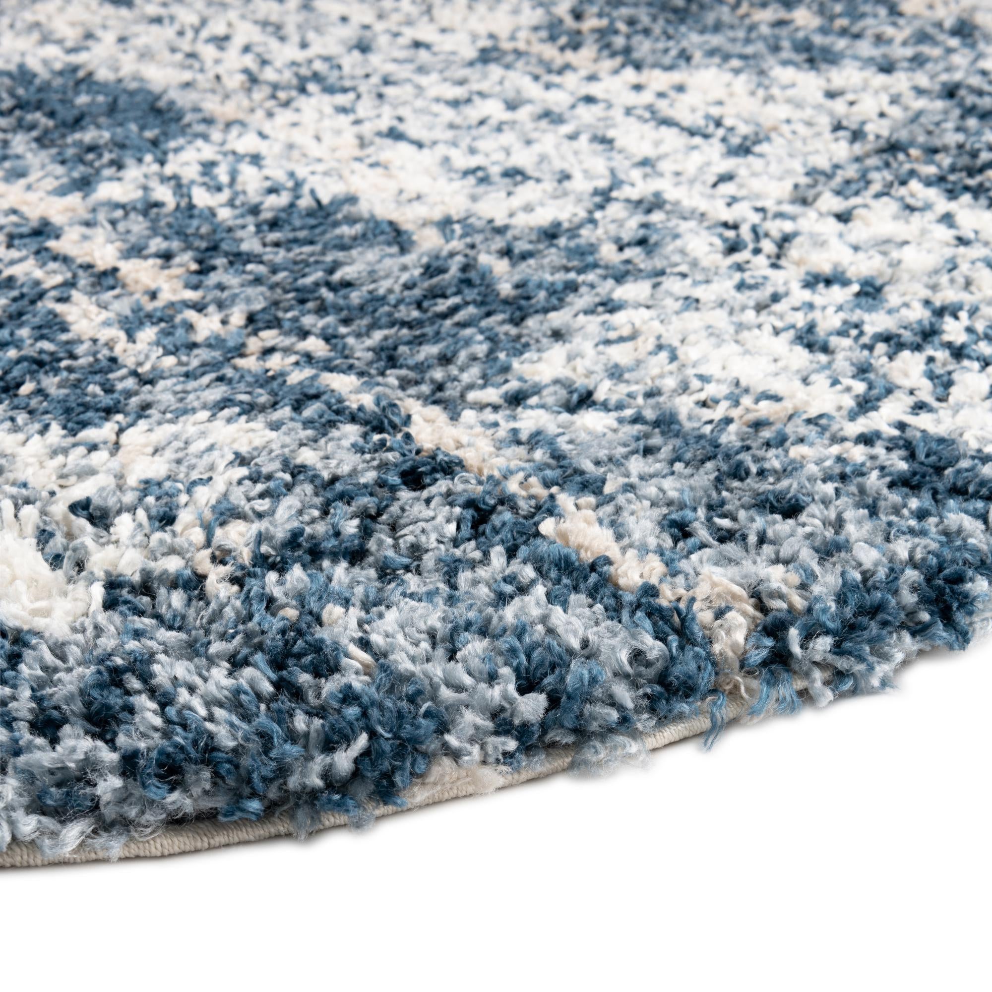 5' 3 x 8' Serenity Shag Oval Rug