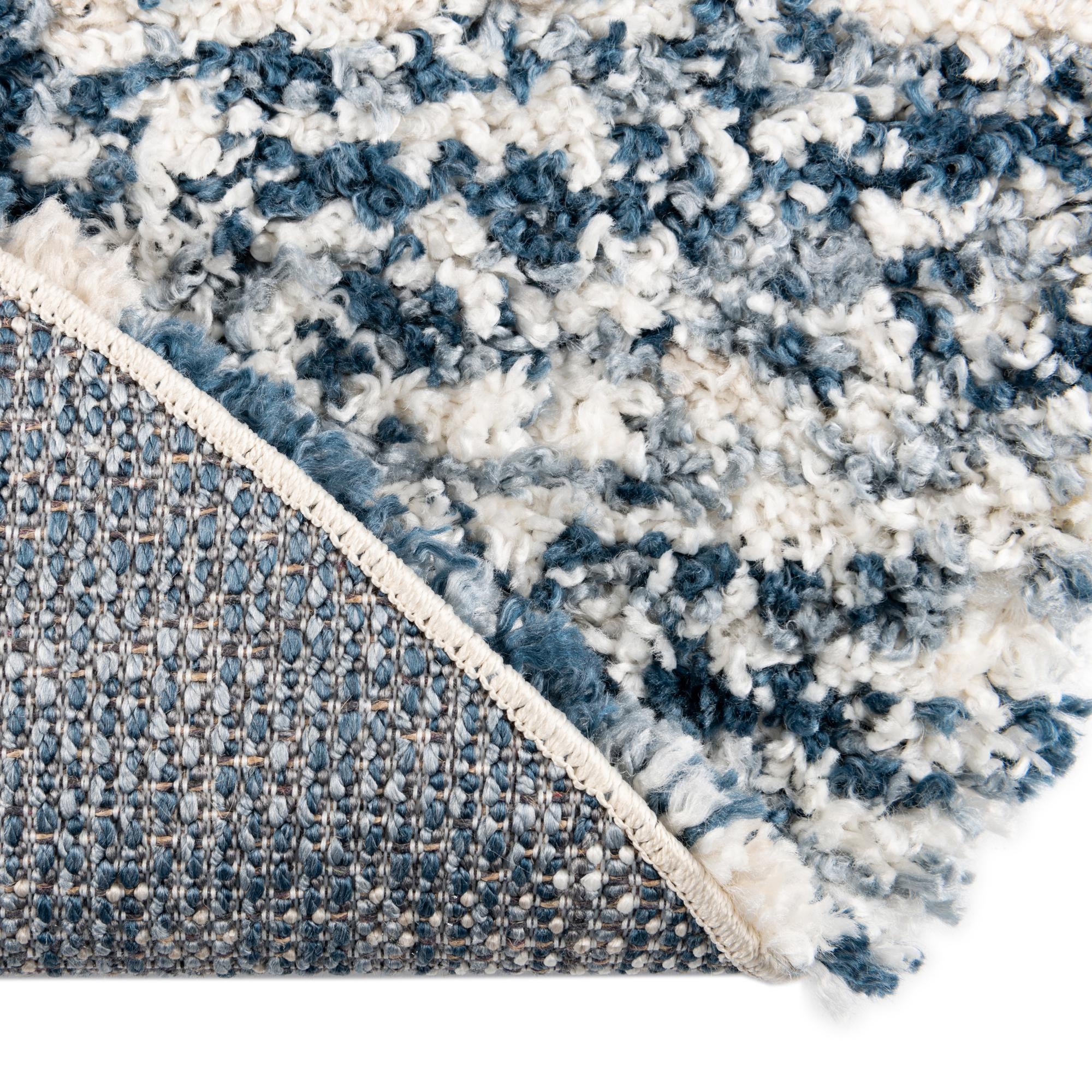 5' 3 x 8' Serenity Shag Oval Rug