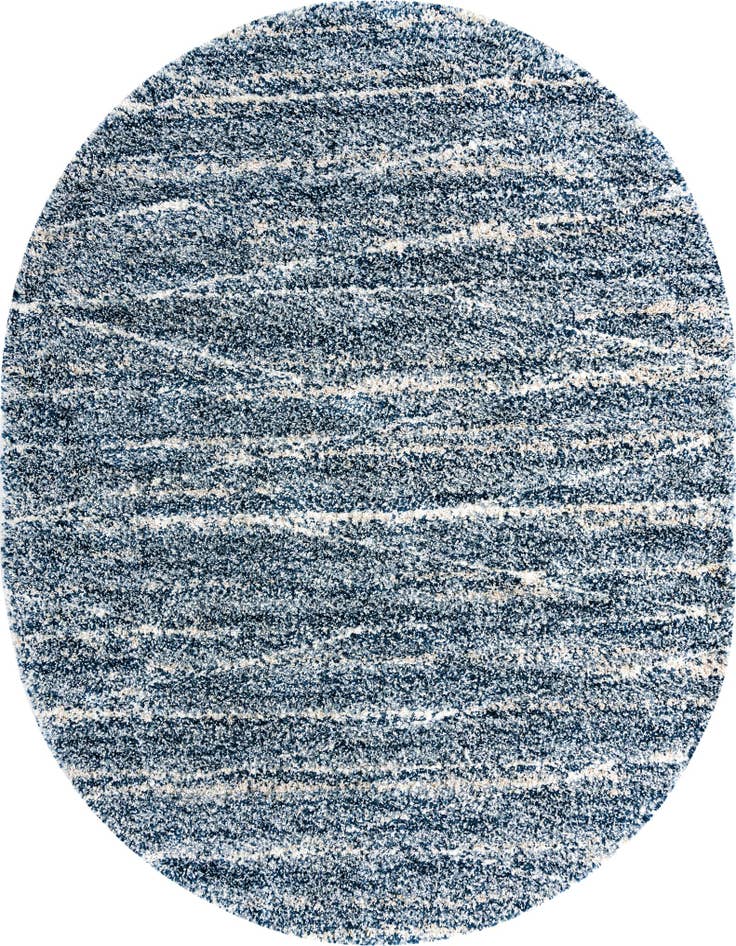 Detail image of 7' 10 x 10' Serenity Shag Oval Rug