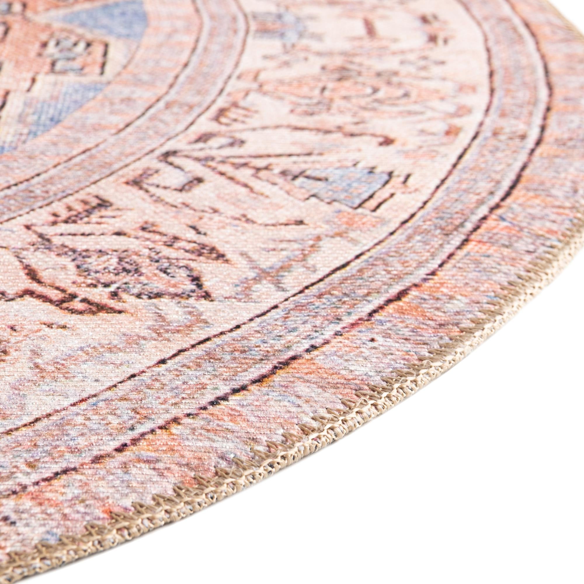2' x 3' Washable Timeless Oval Rug