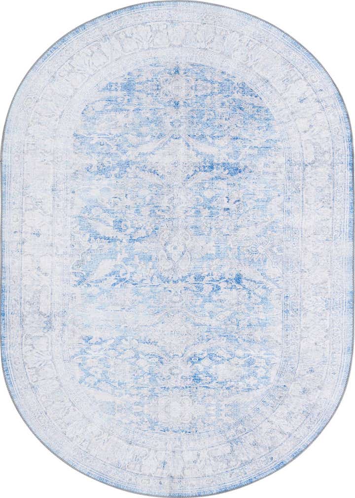 5' x 8' Washable Timeless Oval Rug