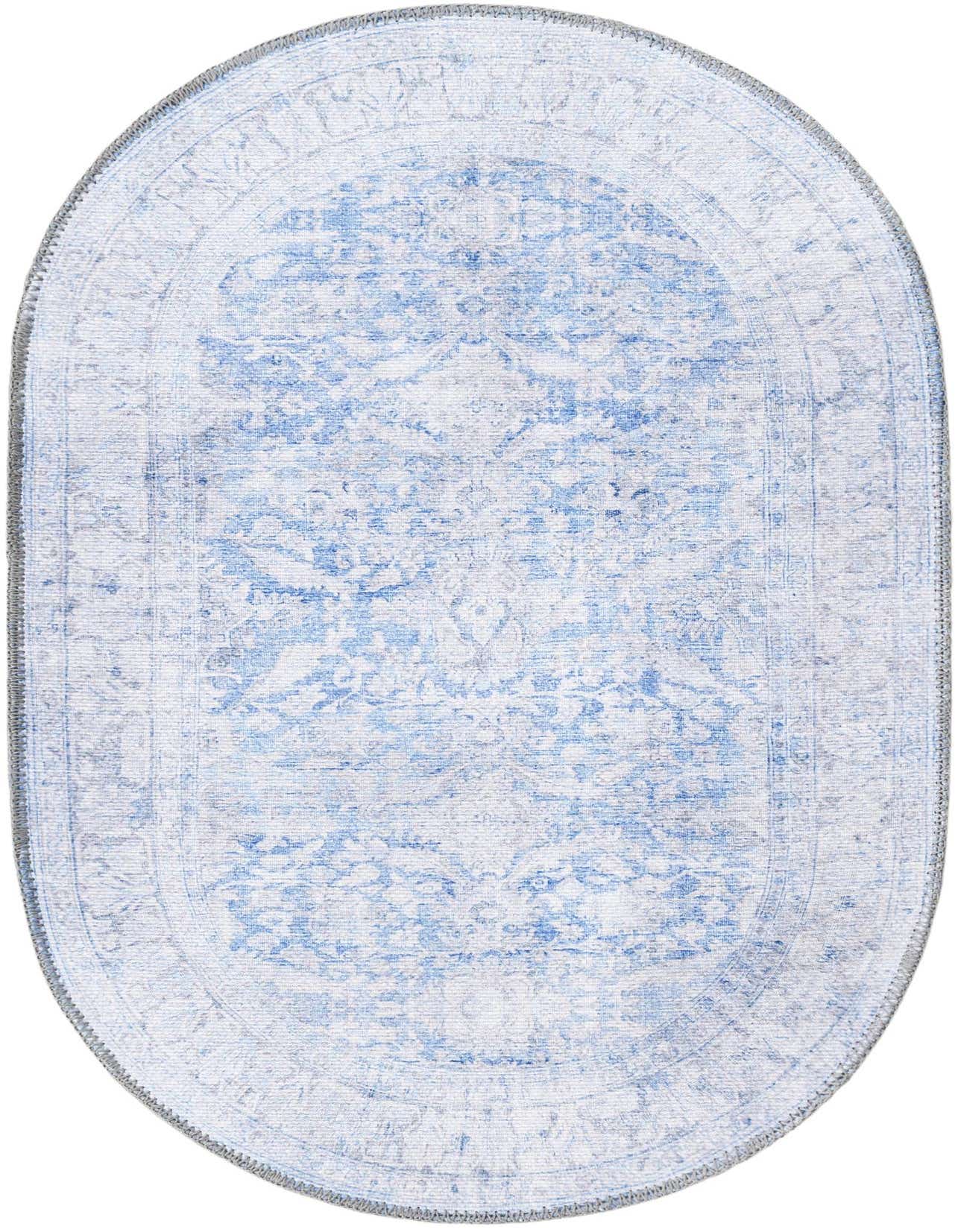 2' x 3' Washable Timeless Oval Rug
