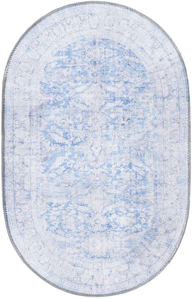 2' x 3' Washable Timeless Oval Rug