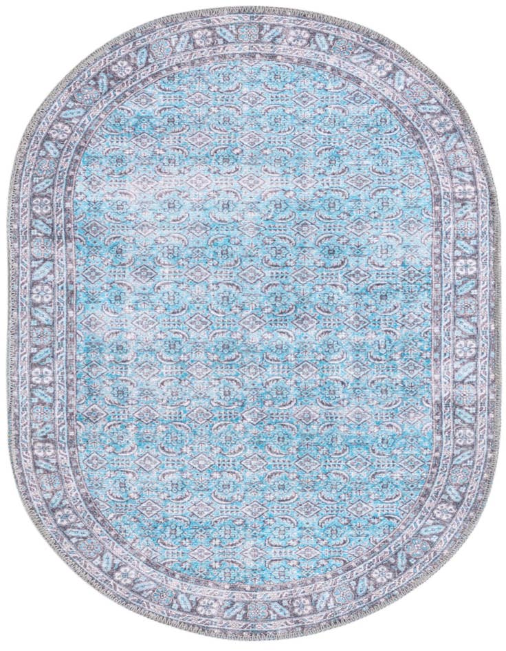 Detail image of 2' x 3' Washable Timeless Oval Rug
