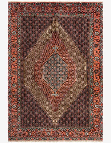 6' 11 x 9' 9 Abadeh Wool Rug