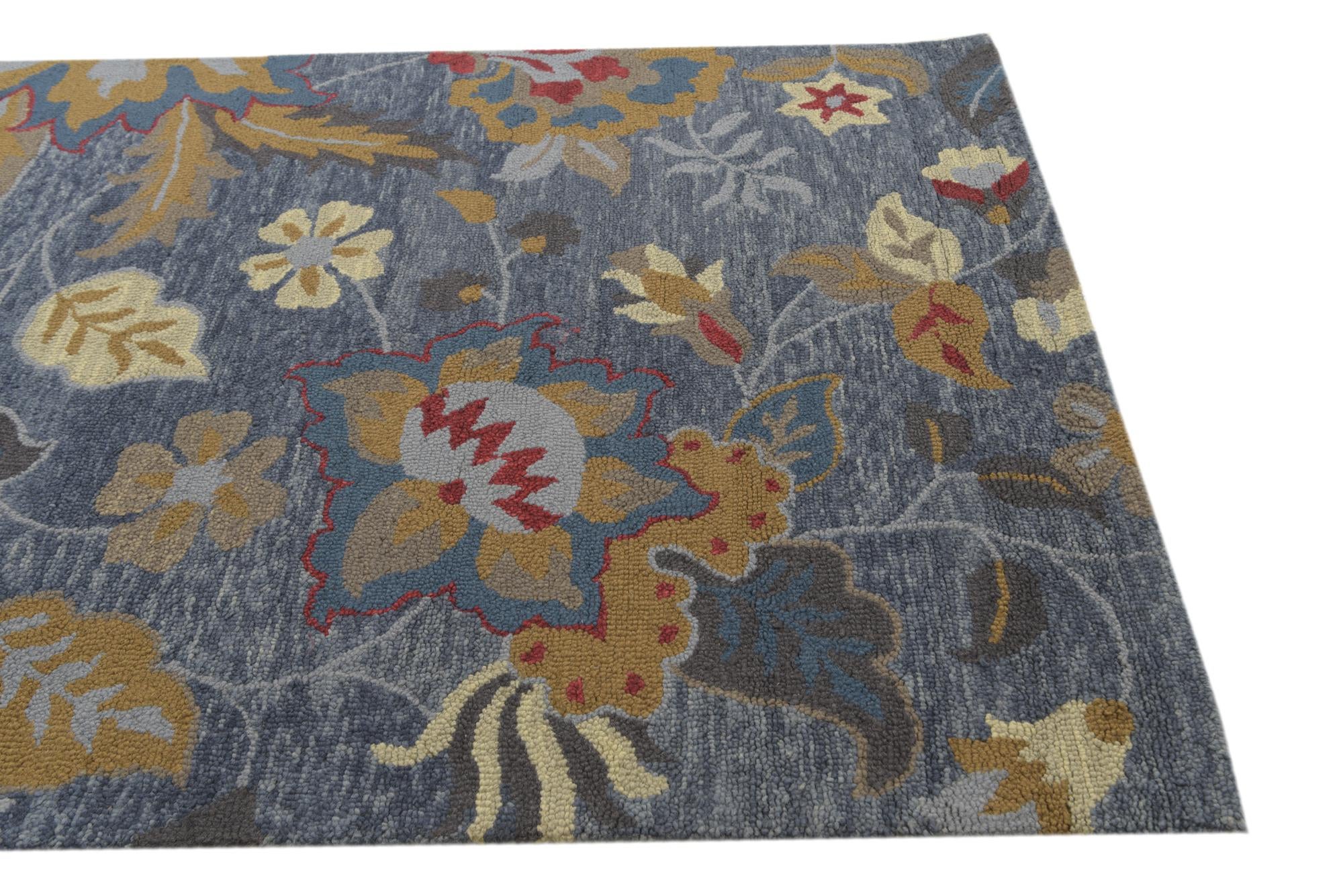 5' 1 x 7' 10 Agra Wool Rug