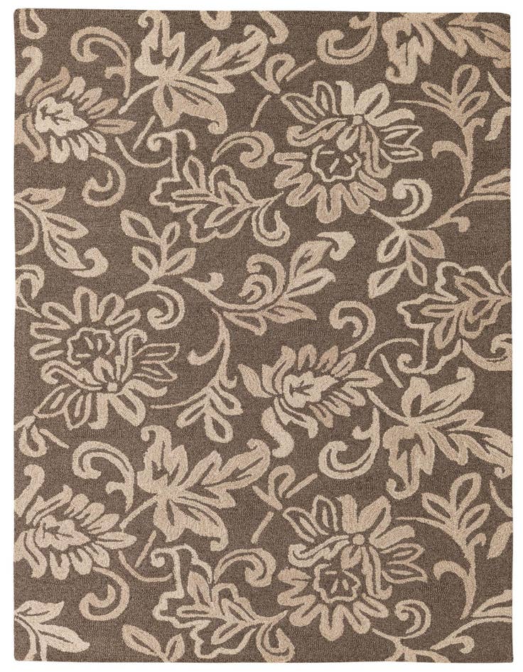 Detail image of 5' 1 x 7' 10 Agra Wool Rug