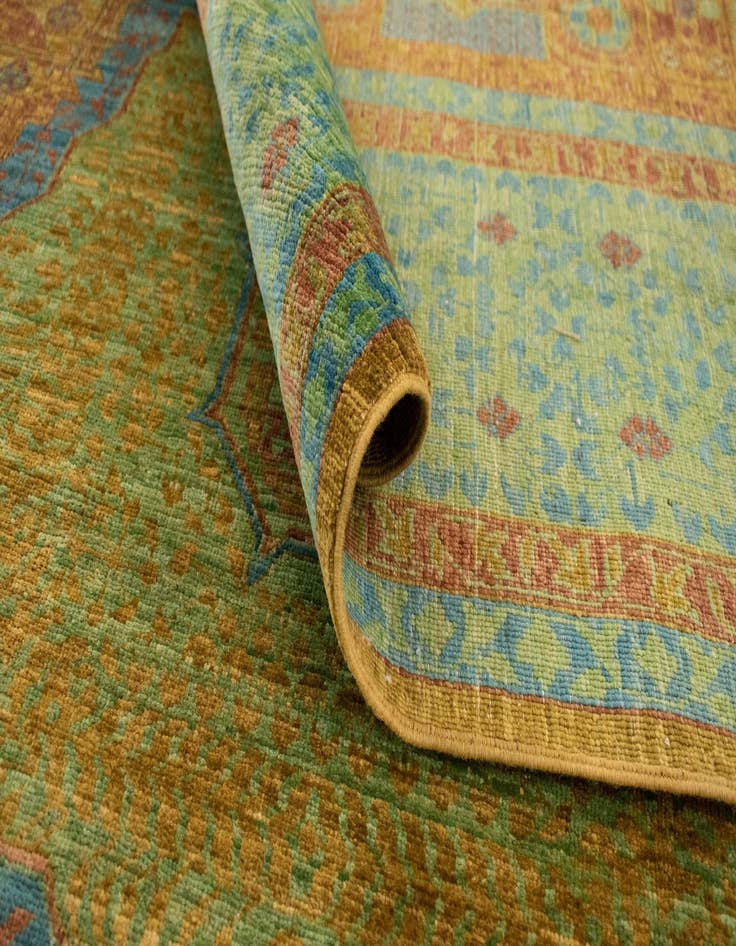 Detail image of 4' 11 x 6' 6 Amina Wool Rug