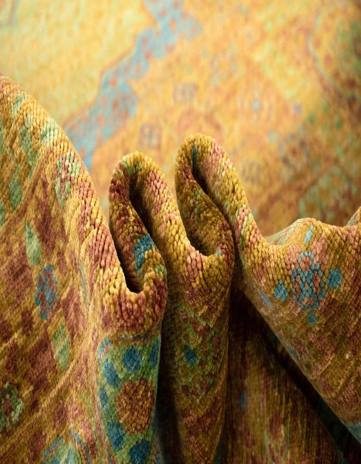 Detail image of 4' 11 x 6' 6 Amina Wool Rug
