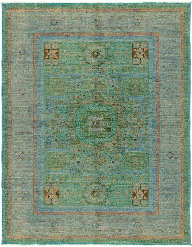 Detail image of 5' 2 x 6' 9 Amina Wool Rug